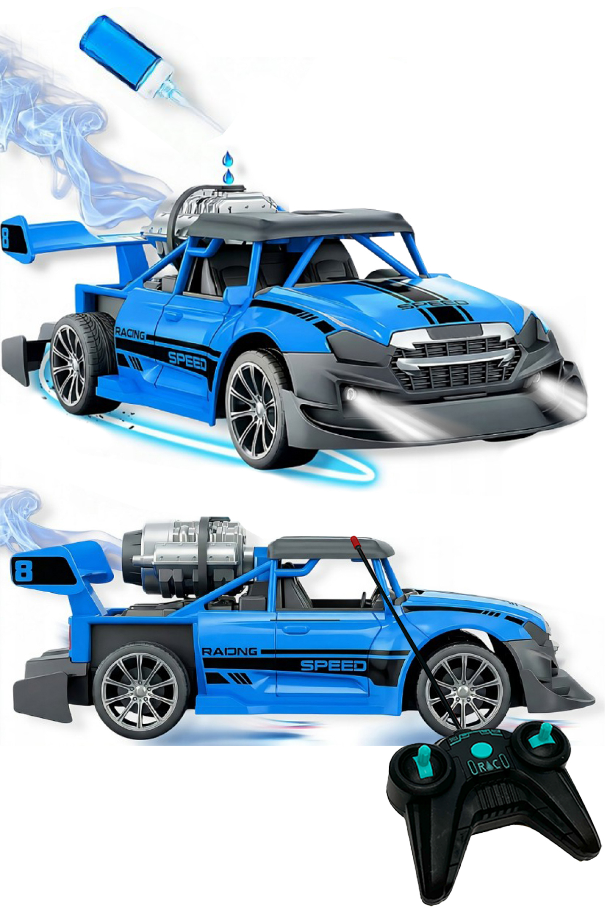 Smartfox Uzaktan Kumandalı Sprey Fonksiyonlu Şarjlı - Duman Atan