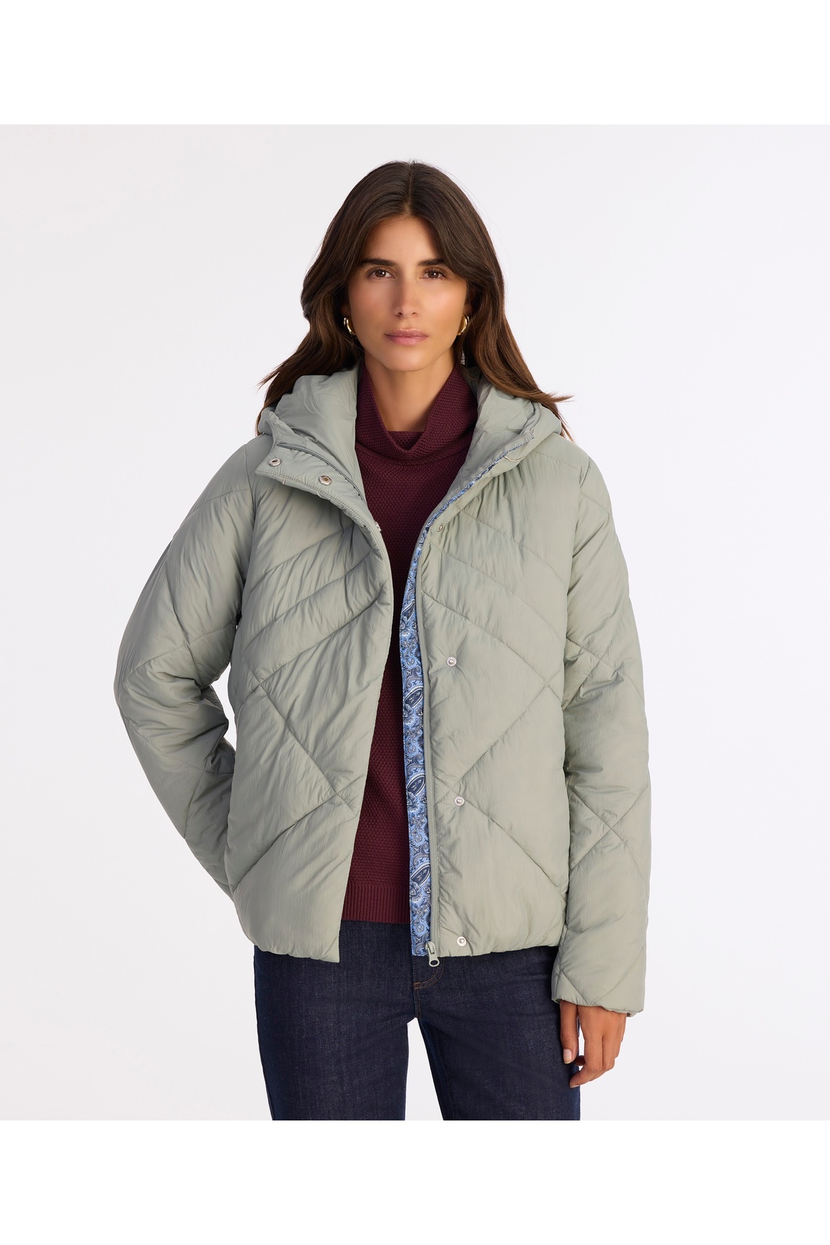 Yargıcı  Regular Kapüşonlu Yaka Uzun Kol Mont