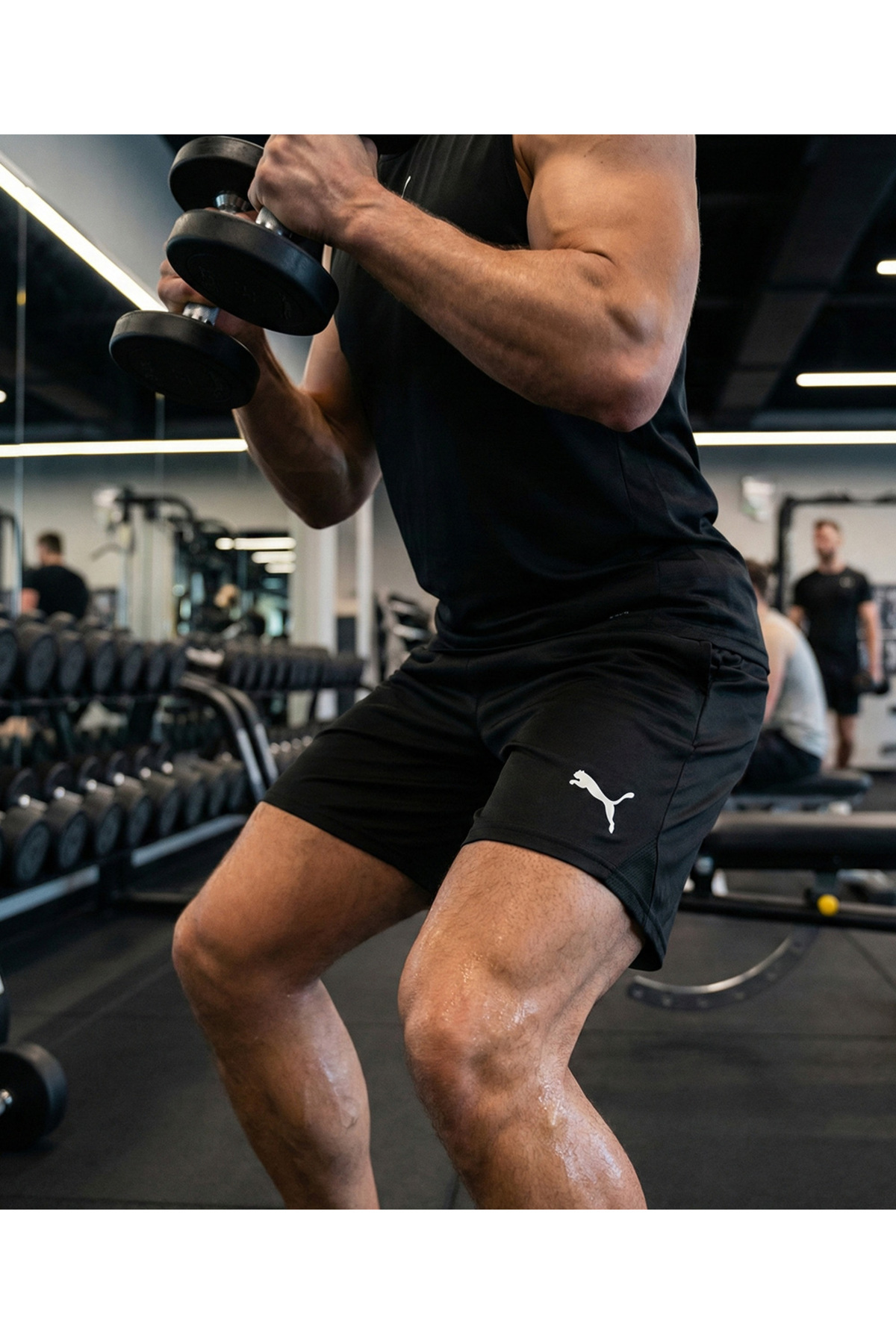 Puma  Erkek Spor Günlük Running Hızlı Kuruma Micropoly Antrenman Halısaha Fitness Outdoor Şort