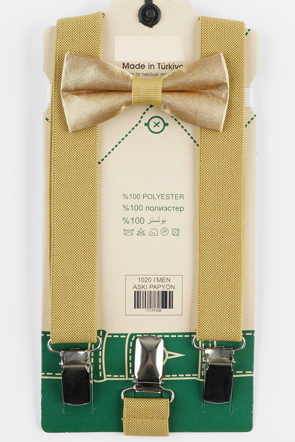 BOY'S SUSPENDERS and BOW TIE 1-12 YEARS OLD COMPATIBLE