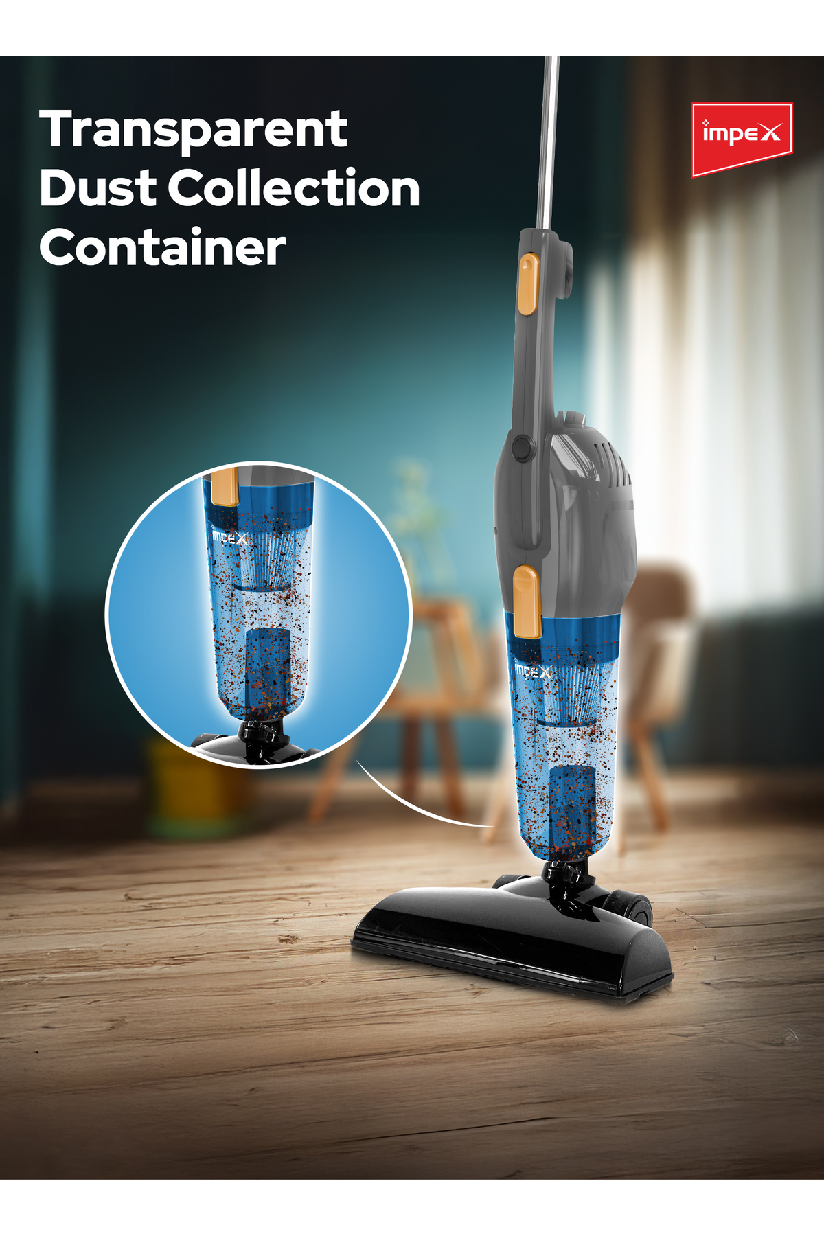 مكنسة كهربائية VC 4702 خفيف 3 في 1 بقوة 800 واط مع...