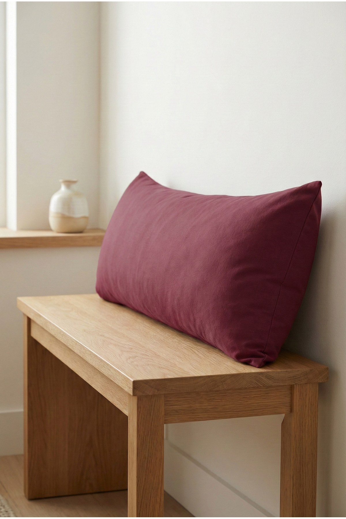 NESCO Dolgun Yan Yatış Hamile Yastığı Ve Dekoratif Uzun Yastık 40x120 - 1400gr fotoğrafı 3 (önizleme)