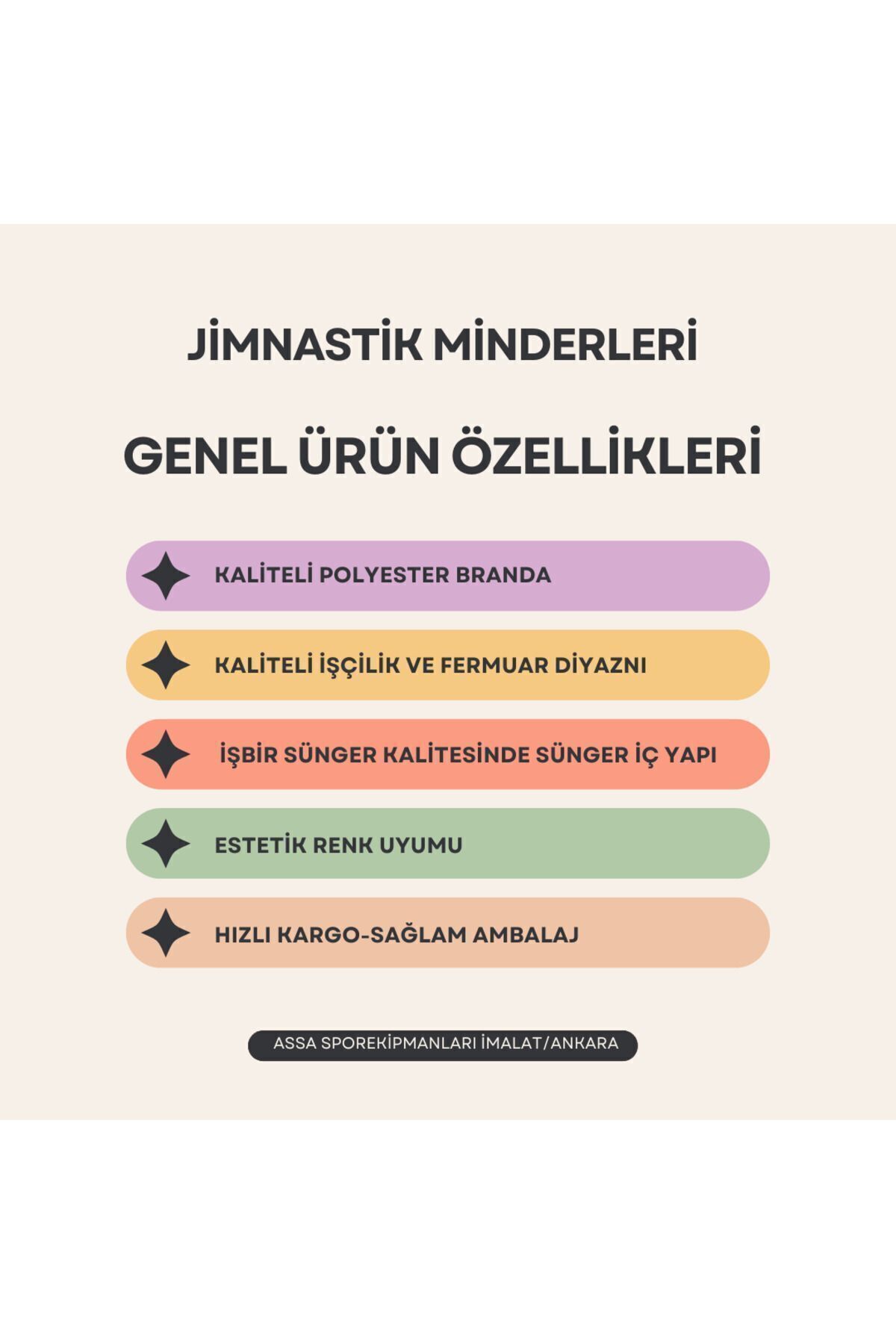 assa spor Merdiven Jimnastik Parkur Minderi 3 Basamak fotoğrafı 3 (önizleme)