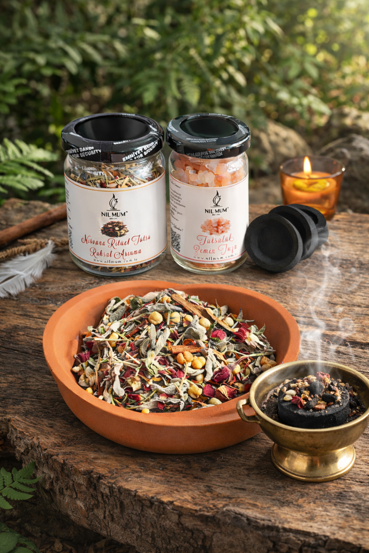 Nirvana Ritual Incense Set | With Renewed Bowl