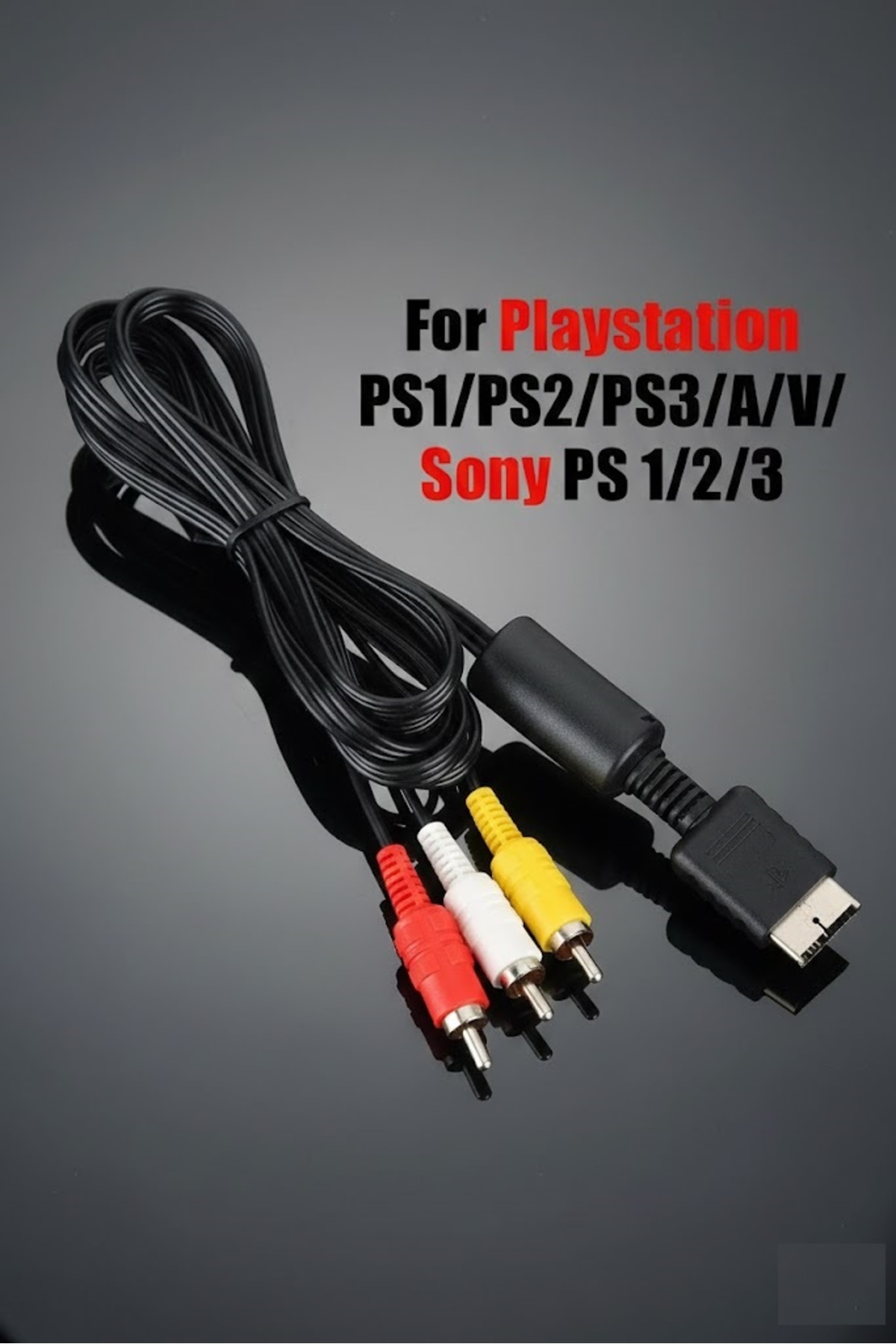 Yeni 2023 Av Ses Video Tv Adaptörü Kablosu X-box Ps2/3 Av Lcd Tv 3rca Scart Lale Bağlantı Kablosu