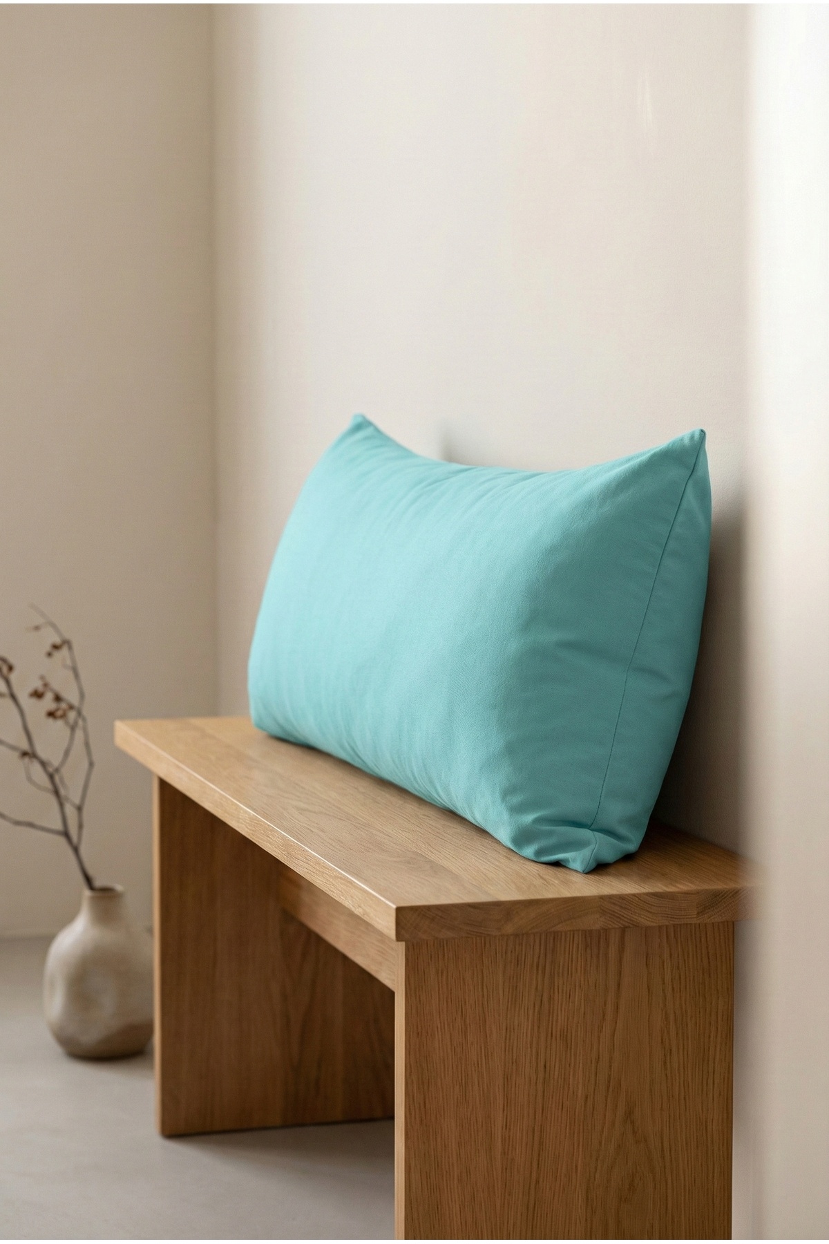 NESCO Dolgun Yan Yatış Hamile Yastığı Ve Dekoratif Uzun Yastık 40x120 - 1400gr fotoğrafı 4 (önizleme)