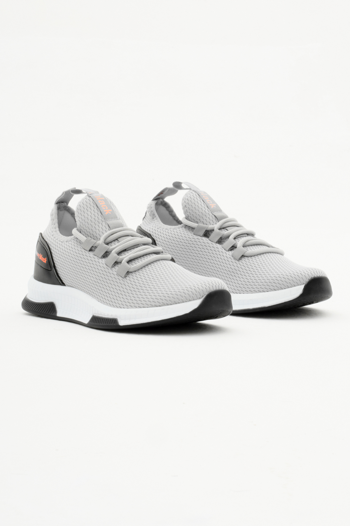 Tonny Black  Unisex Füme Nefes Alabilen Kumaş Poli Taban Bağcıklı Spor Ayakkabı - Görsel 2