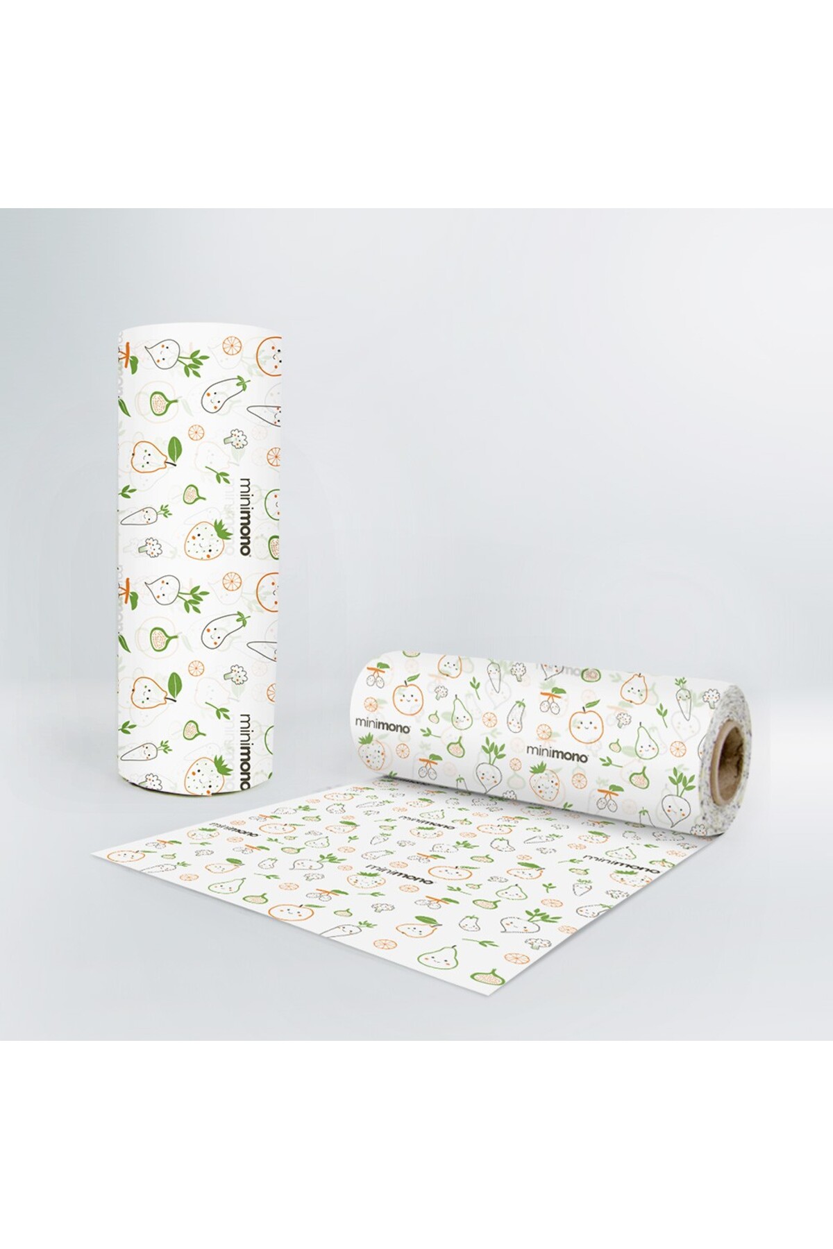 High Chair Cover Fruit Vegetable 3 Rolls of 10