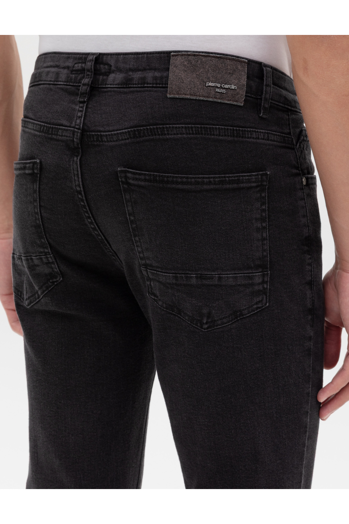 Pierre Cardin  Gri Slim Fit Jean Pantolon 50317292-VR024 - Görsel 6