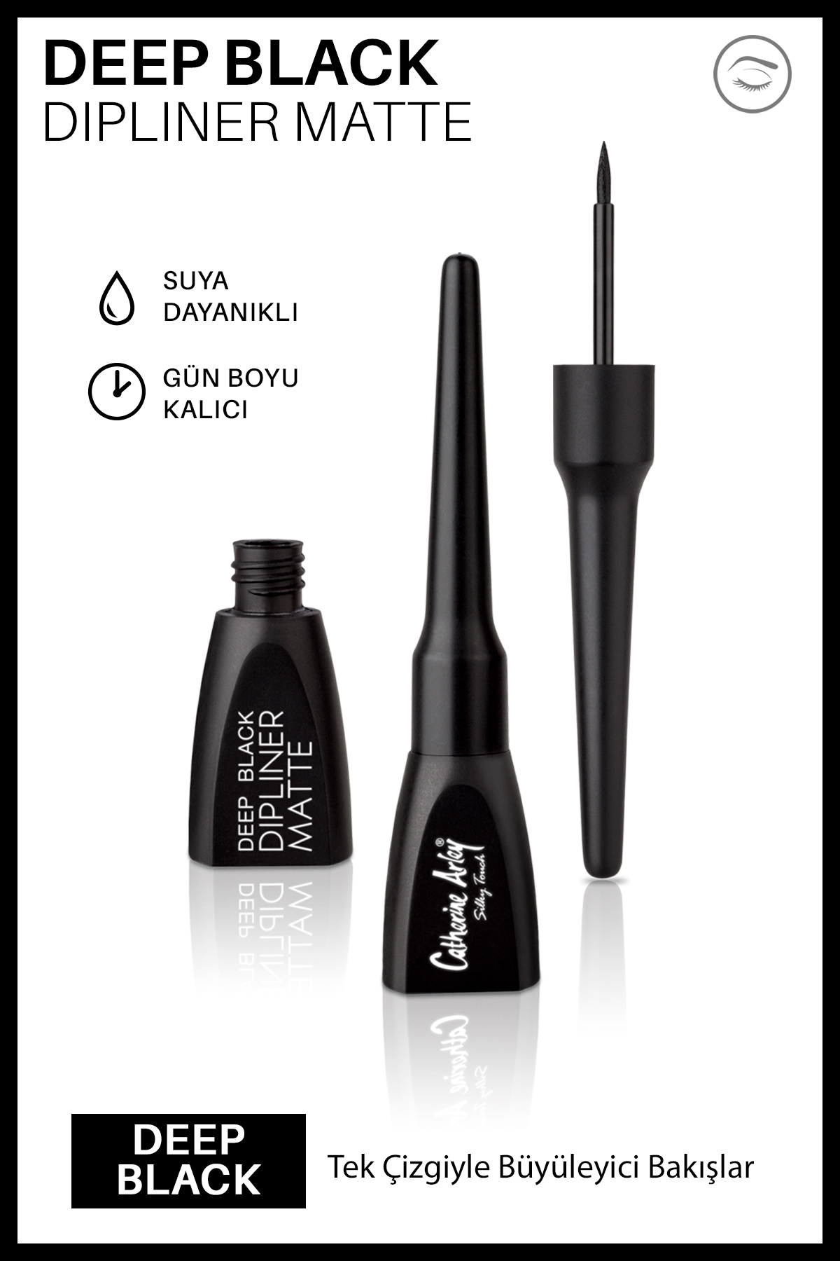 Catherine Arley Mat Siyah Dipliner - Deep Black Dipliner Matte - Fiyatı, Yorumları