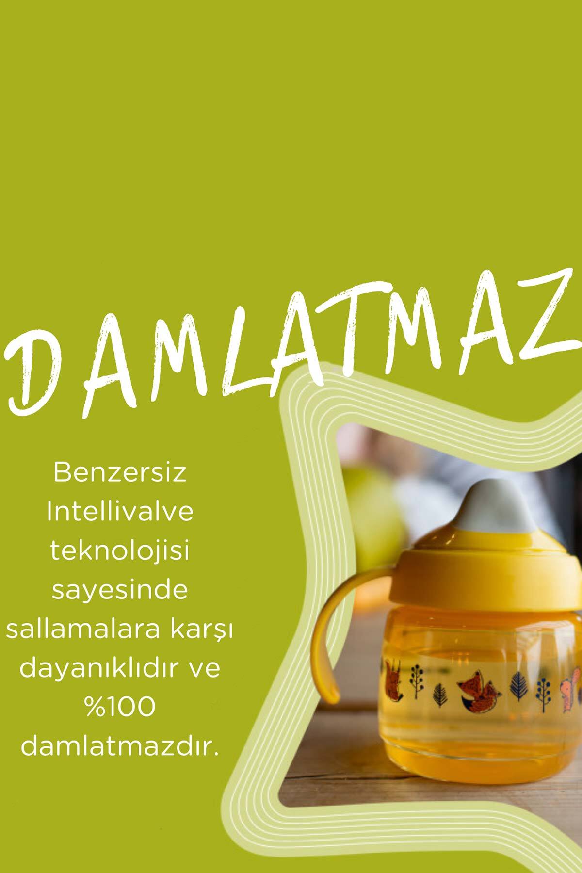Tommee Tippee Damlatmaz Alıştırma Bardağı 190 ml - Sarı fotoğrafı 3 (önizleme)