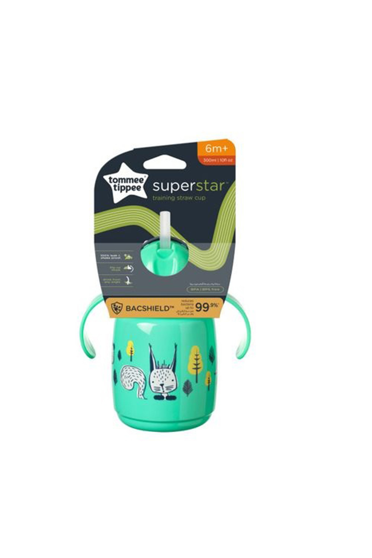 Tommee Tippee TT-Pipetli Alıştırma Bardağı-Yeşil fotoğrafı 2 (önizleme)