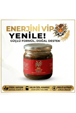 KAPLAN VIP Çakşır Otlu Ginsengli Kuvvet Macun 240 gr