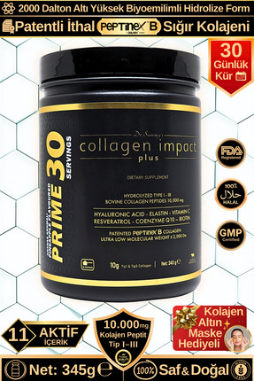 Dr.Sammy's Toz Kolajen Peptit 10.000 Mg Tip 1-3 Hidrolize Sığır Kolajeni | Pr...