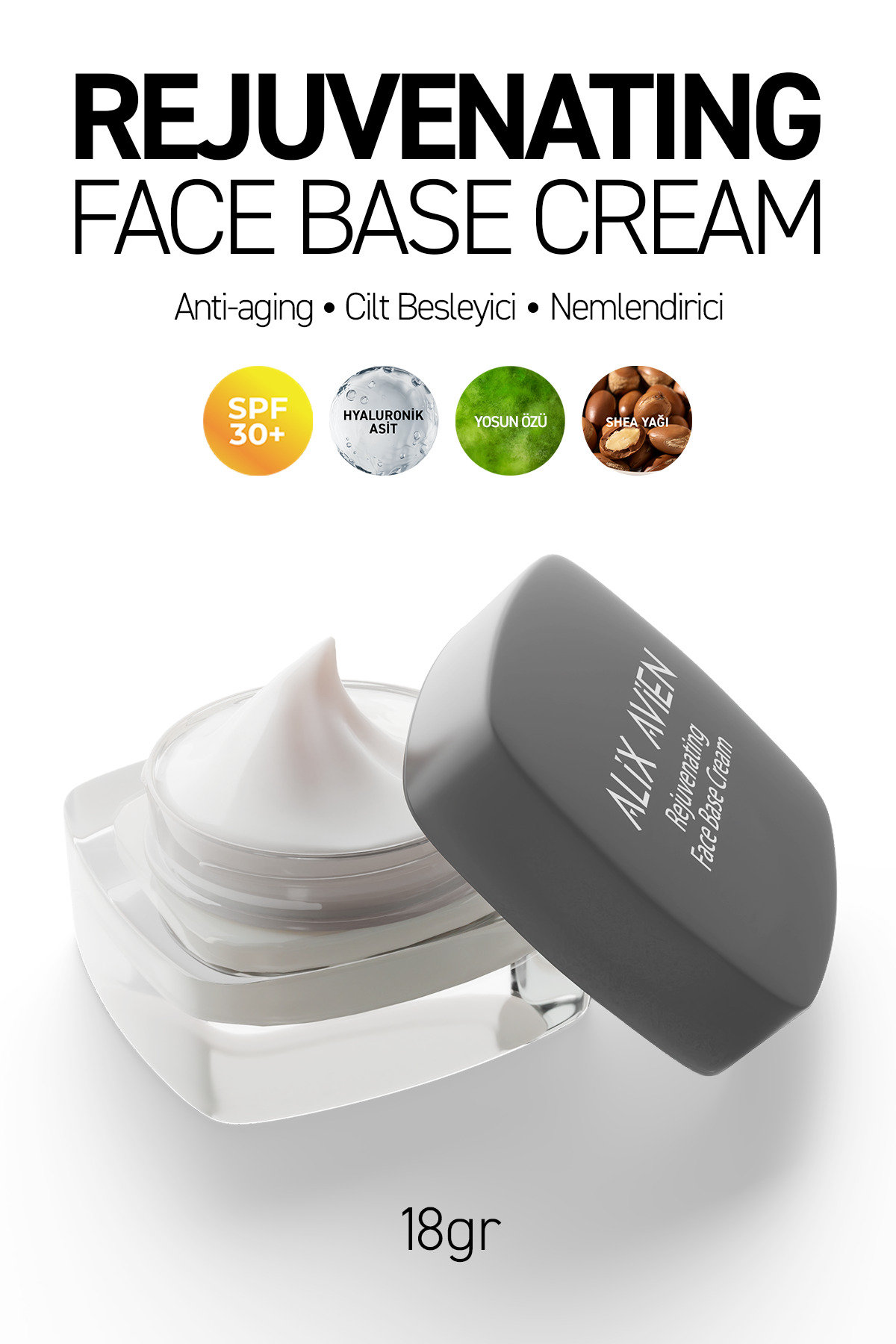 Alix Avien Rejuvenating Face Base Cream - Çok Amaçlı Gençleştirici