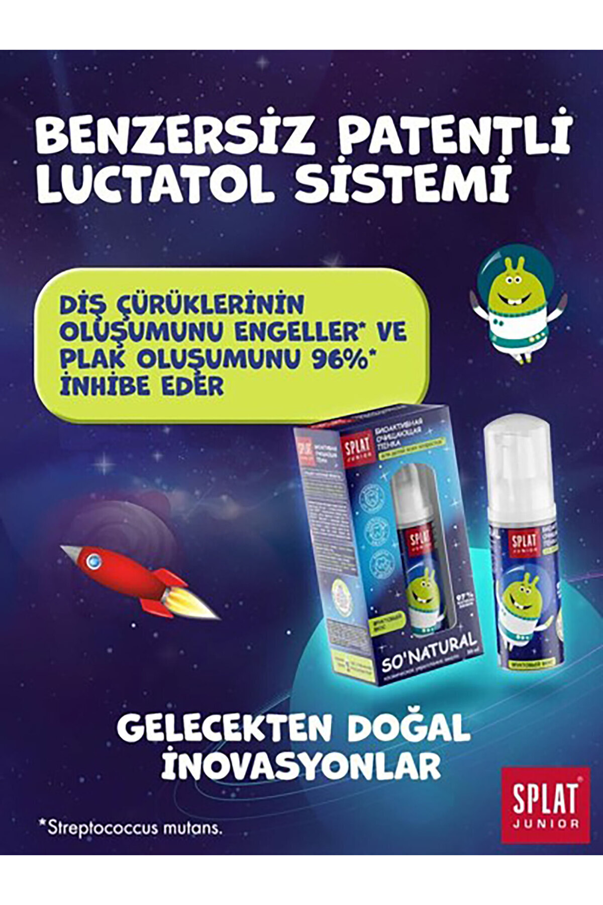 Splat Magic Foam Çoçuk Sihirli Diş Temizleme Köpüğü Yeni Nesil Fırçasız Temizlik fotoğrafı 6 (önizleme)