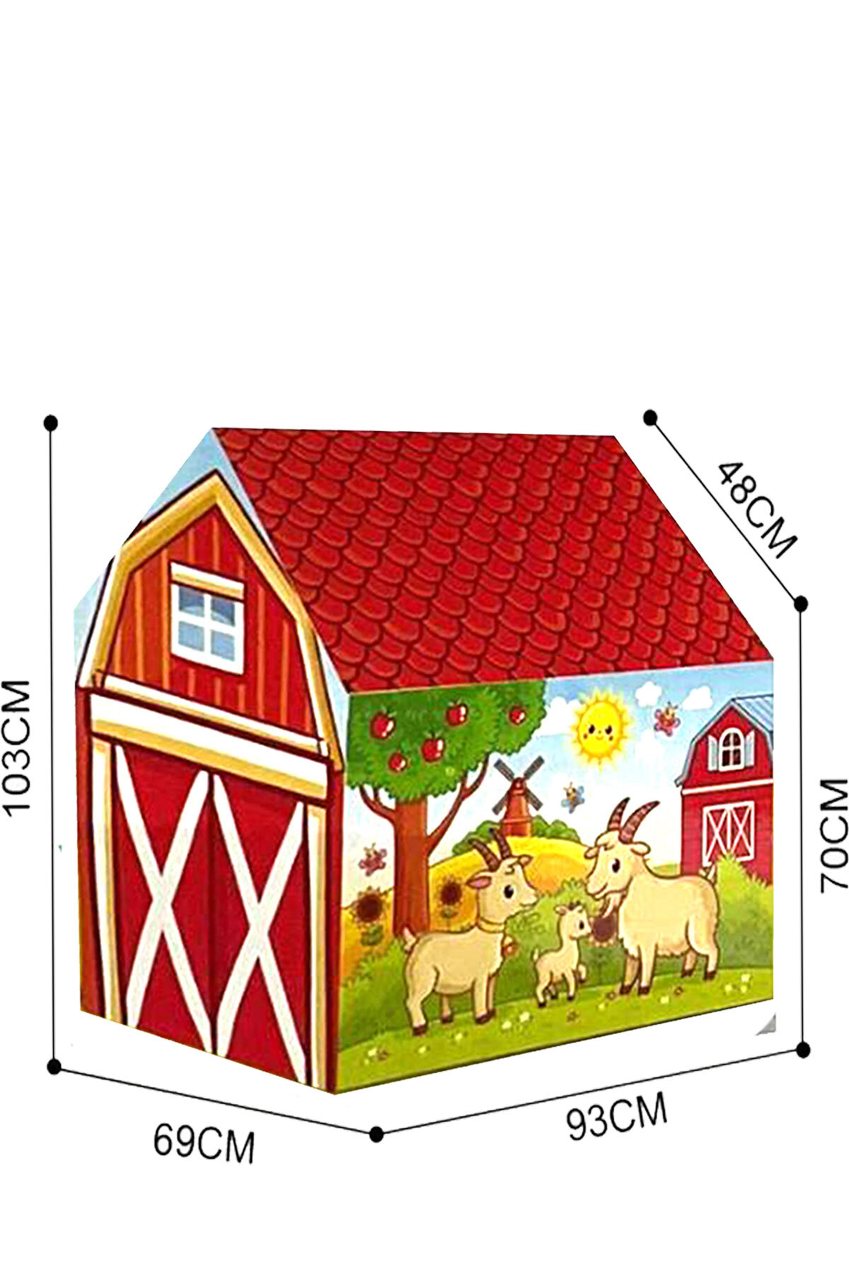 oruçoyuncak Çocuk Oyun Evi Çadır Benim Çiftliğim Oyun Çadır fotoğrafı 3 (önizleme)