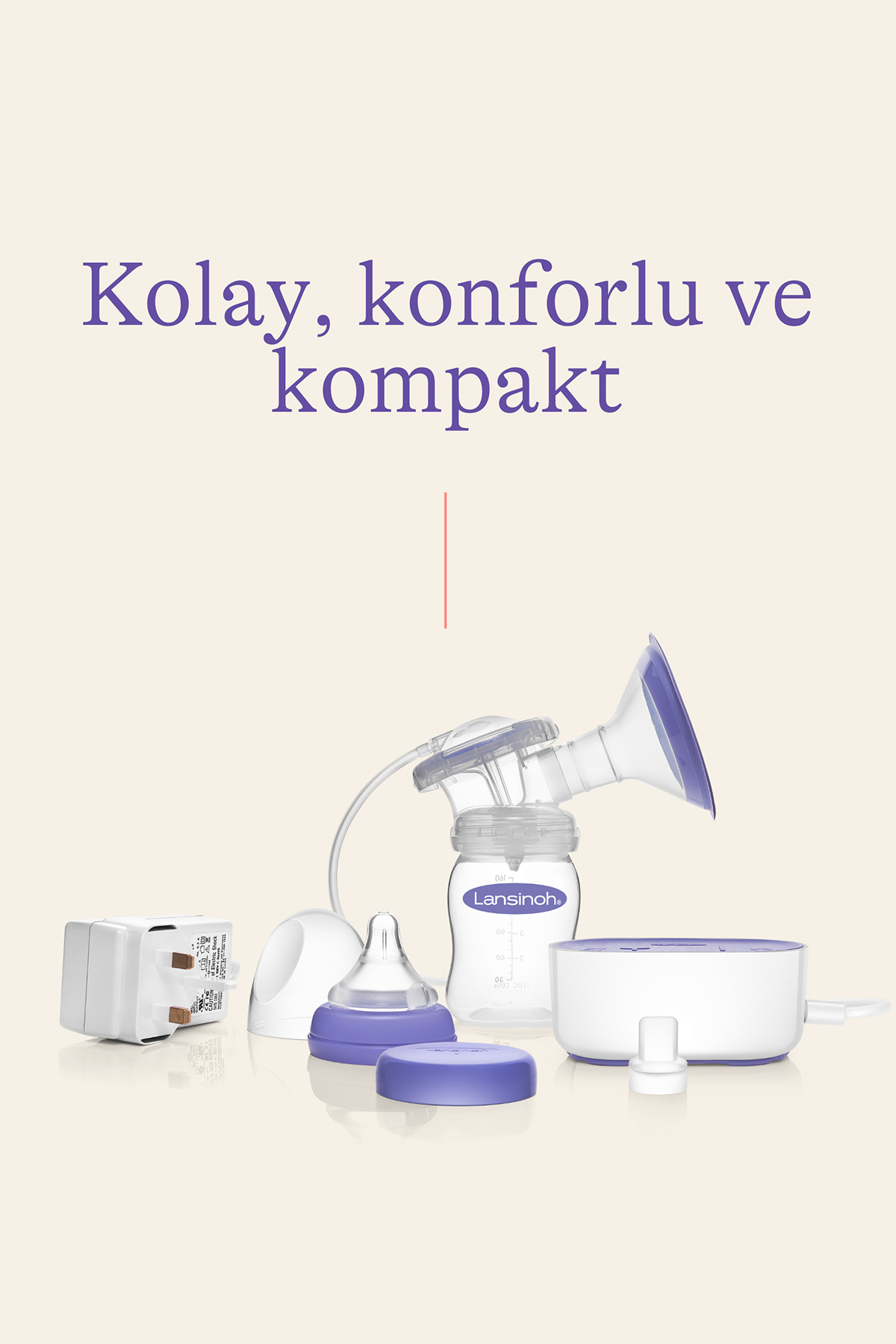 LANSINOH Kompakt Tekli Elektrikli Göğüs Pompası fotoğrafı 4 (önizleme)