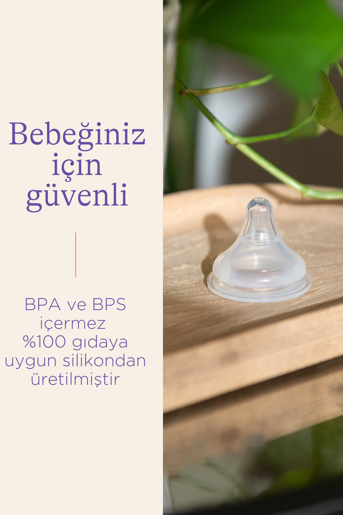 LANSINOH NaturalWave® 2'li Biberon Emziği Yavaş Akışlı (1 Ay+) fotoğrafı 5 (önizleme)