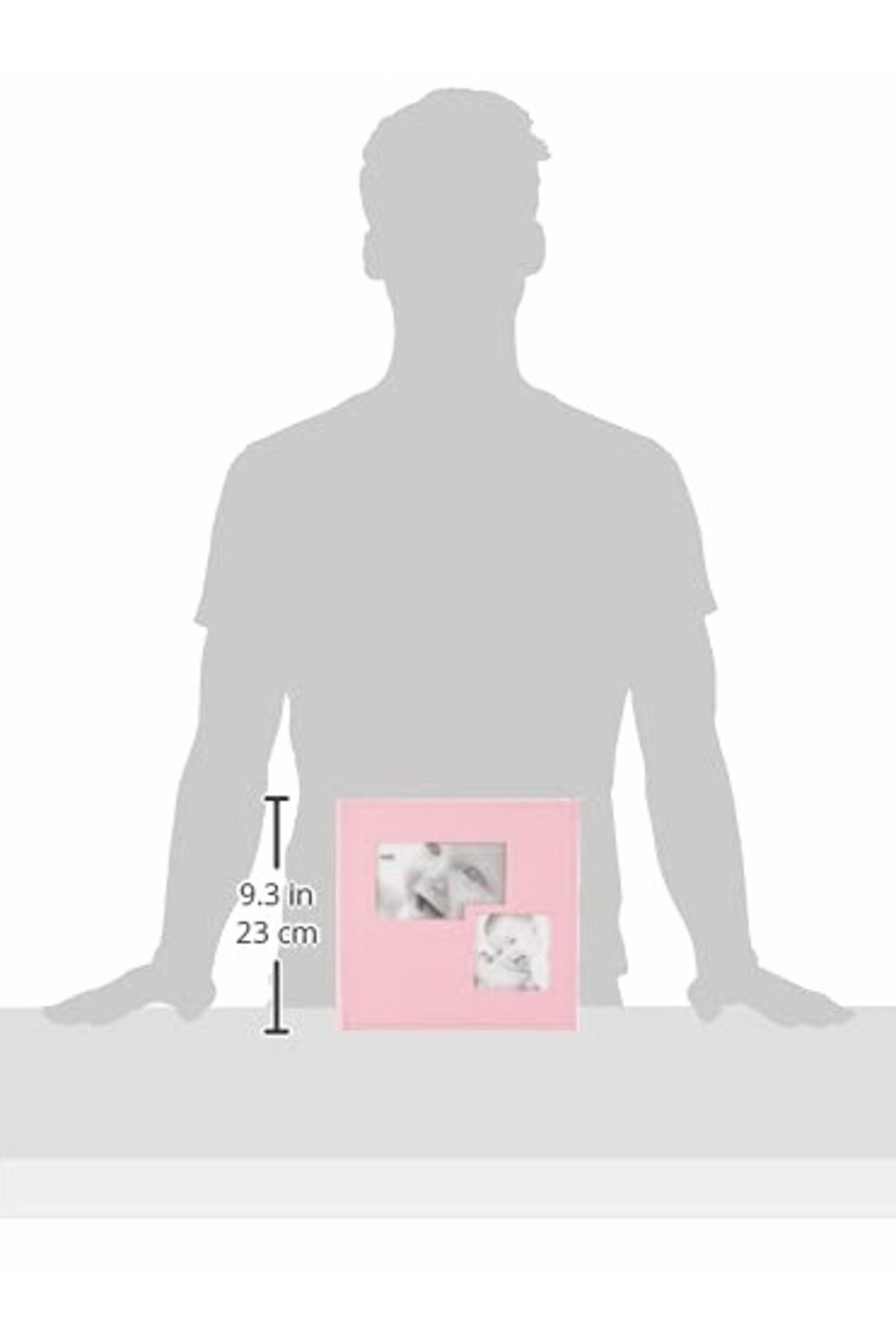 Hype Store Fotoğraf Albümleri 200 cepli kabartmalı "Bebek Çerçeve Cover Albüm 4 adet 6 baskı için, Pembe fotoğrafı 3 (önizleme)