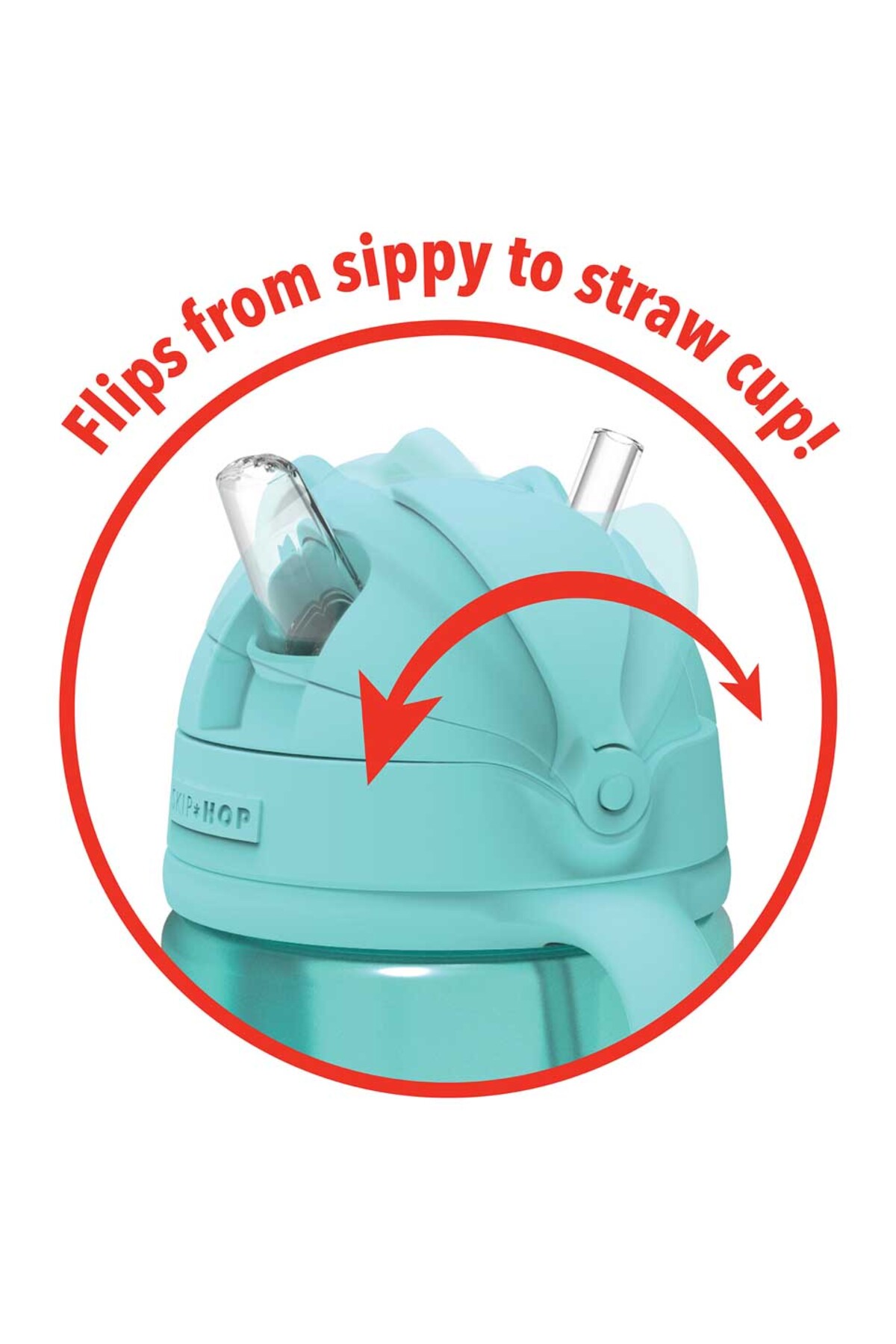 Skip Hop Çift Fonksiyonlu Alıştırma Bardağı 2'li Paket fotoğrafı 2 (önizleme)