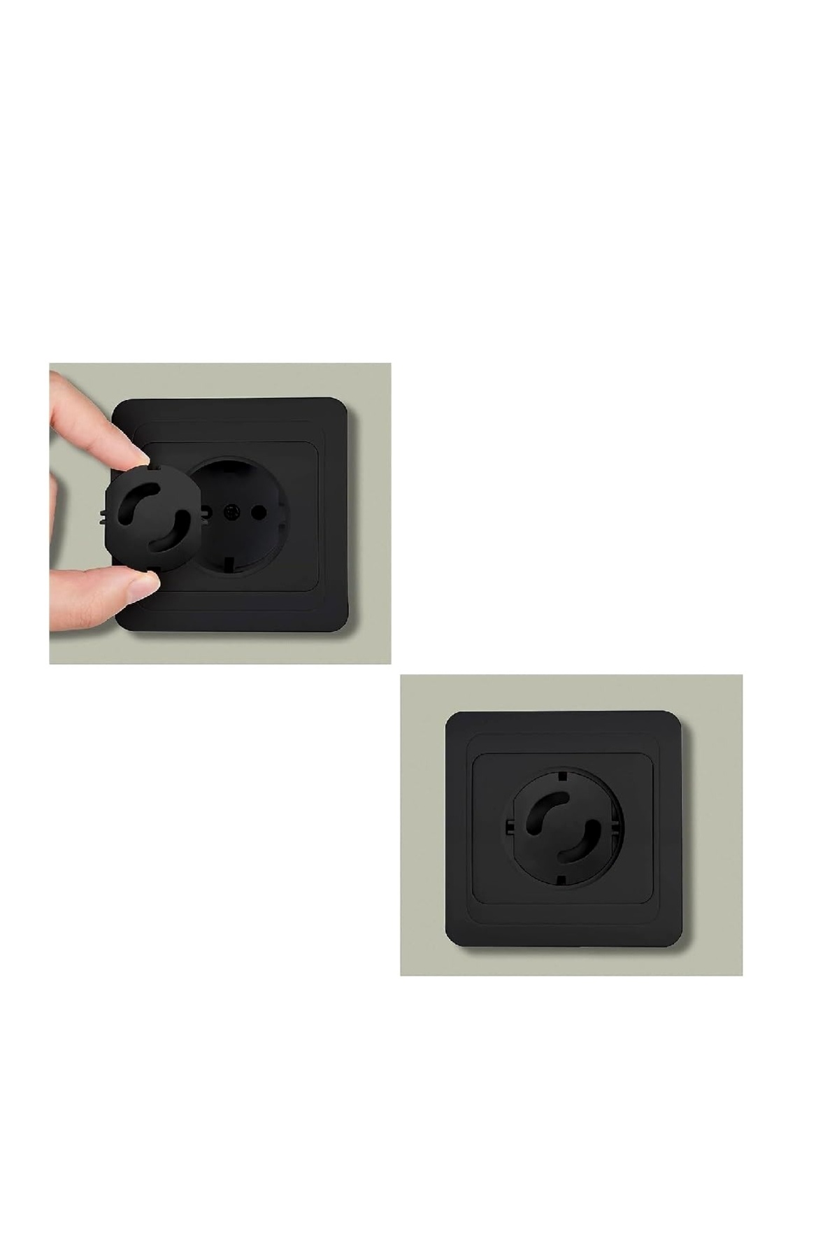 Hype Store Tarix Priz kapağı,priz koruyucu,Çocuk güvenliği Priz Koruma Kapağı 10 adet (Siyah) fotoğrafı 2 (önizleme)
