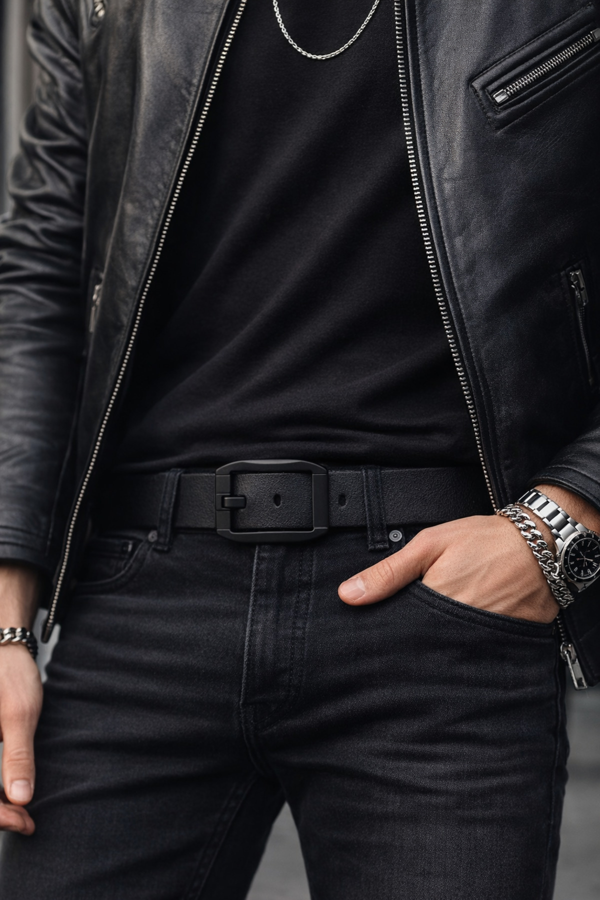 GAYIŞ  Özel Kutulu| Premium %100 Hakiki Deri | Erkek Kot-Kumaş Pantolon Kemeri | Hediyelik Deri Kemer - Görsel 4