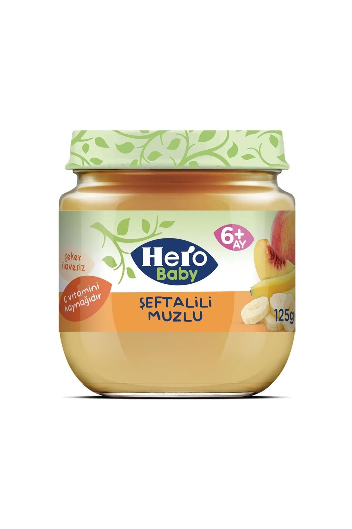 Hero Baby Armutlu Şeftalili Ananaslı Kavanoz Maması 120 gr fotoğrafı 2 (önizleme)