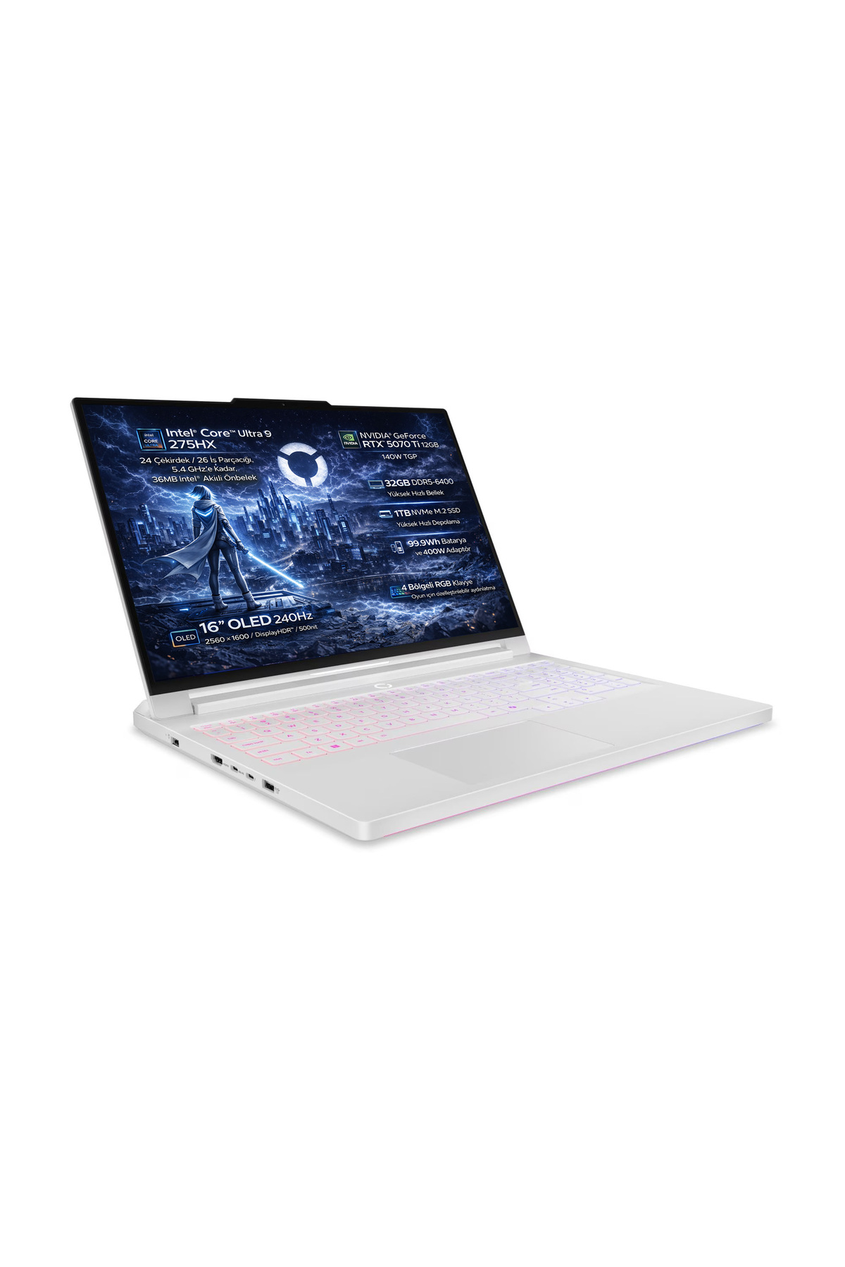 LENOVO Legion Pro 7 Intel Core Ultra 9 275HX 32 GB 1TB SSD RTX 5070 Ti 12 GB 16" WQXGA OLED Windows 11 Pro 83F500KFTR G1