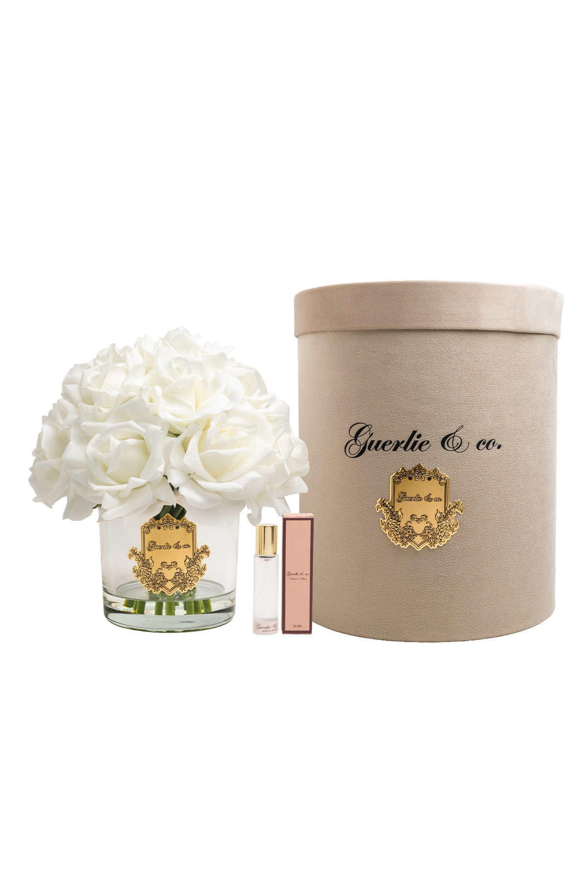 White 15 Rose Gold Logo