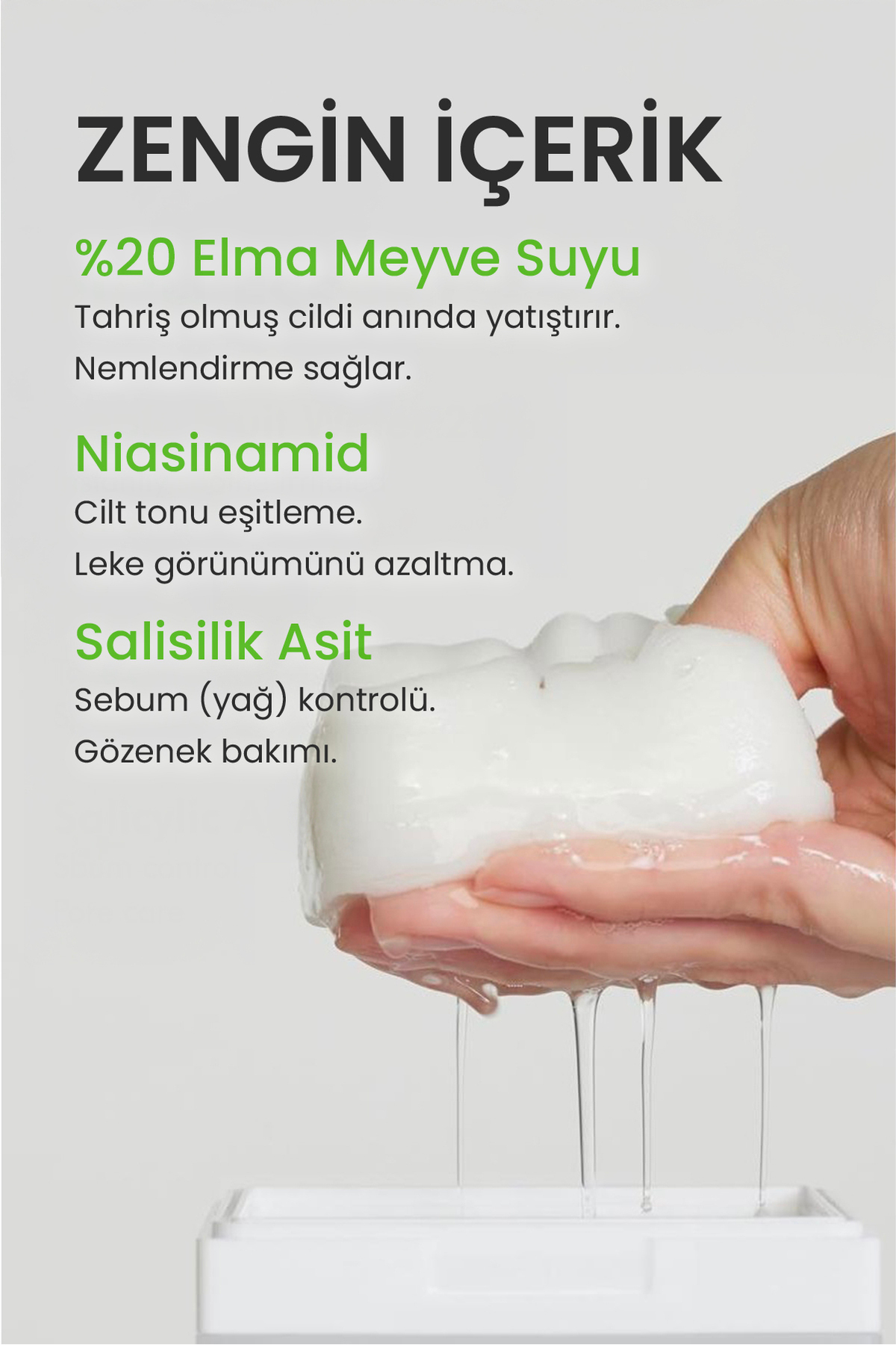 Elma Özlü Gözenek Temizleyici Aydınlatıcı Peeling Tonik Pedi 8 Adet Yüz Bakım Toner Pedi — TYCa0ef02fc7dd84d27666fe — تصویر 4 از 8