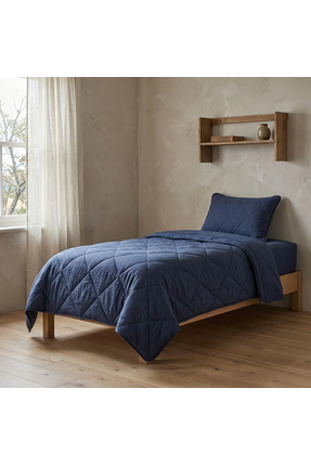 Penelope Microfiber Kumaş Tek Kişilik Denim Yastık Yorgan Seti - Colors in Co...
