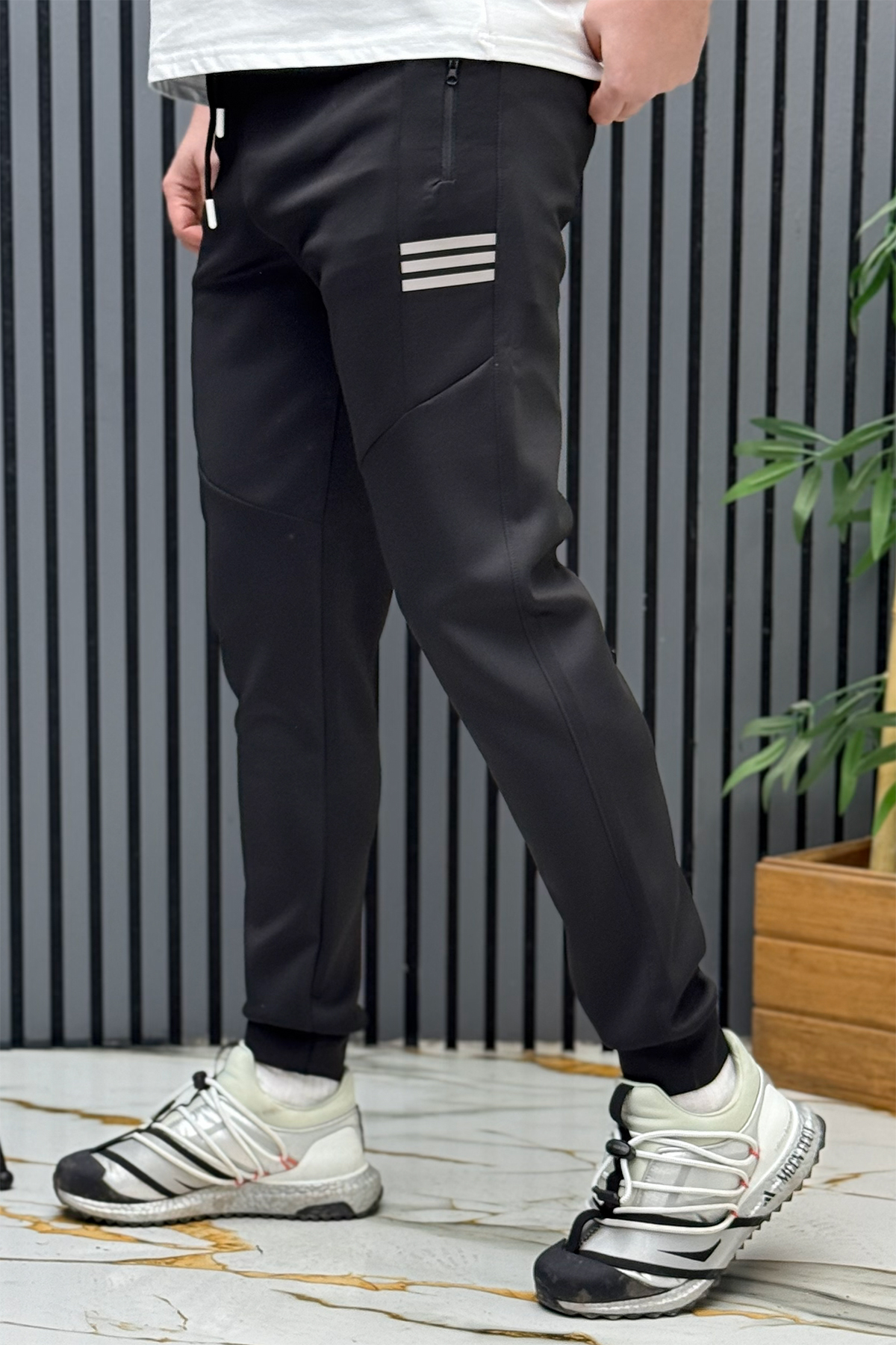 WAFRA  Erkek Siyah Scuba Eşofman Altı - Görsel 4