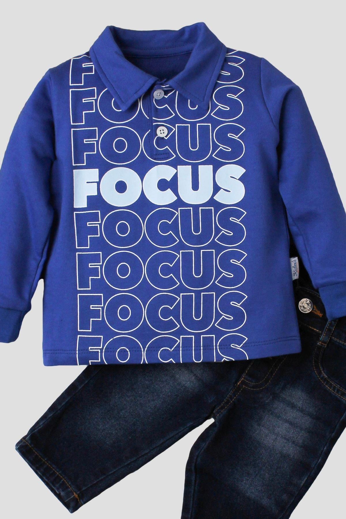 Kidex’s Baby Bebek Polo Kot Pantolonlu Pamuklu Bayram Doğum Günü Düğün Nişan Mevlüt fotoğrafı 6 (önizleme)