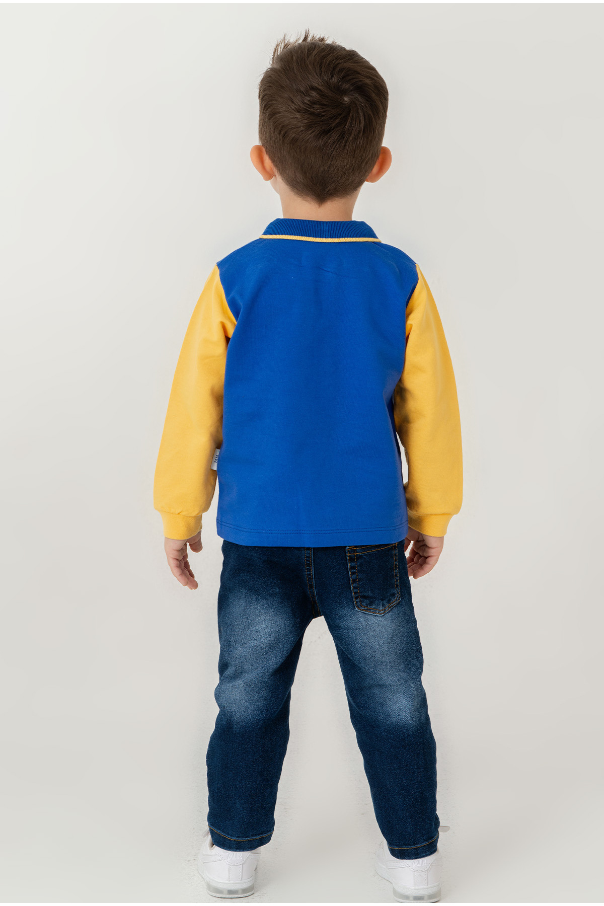 Kidex’s Baby Erkek Bebek Kısa Kollu Gömlek Pantolon Ikili Takım %100 Pamuklu fotoğrafı 3 (önizleme)