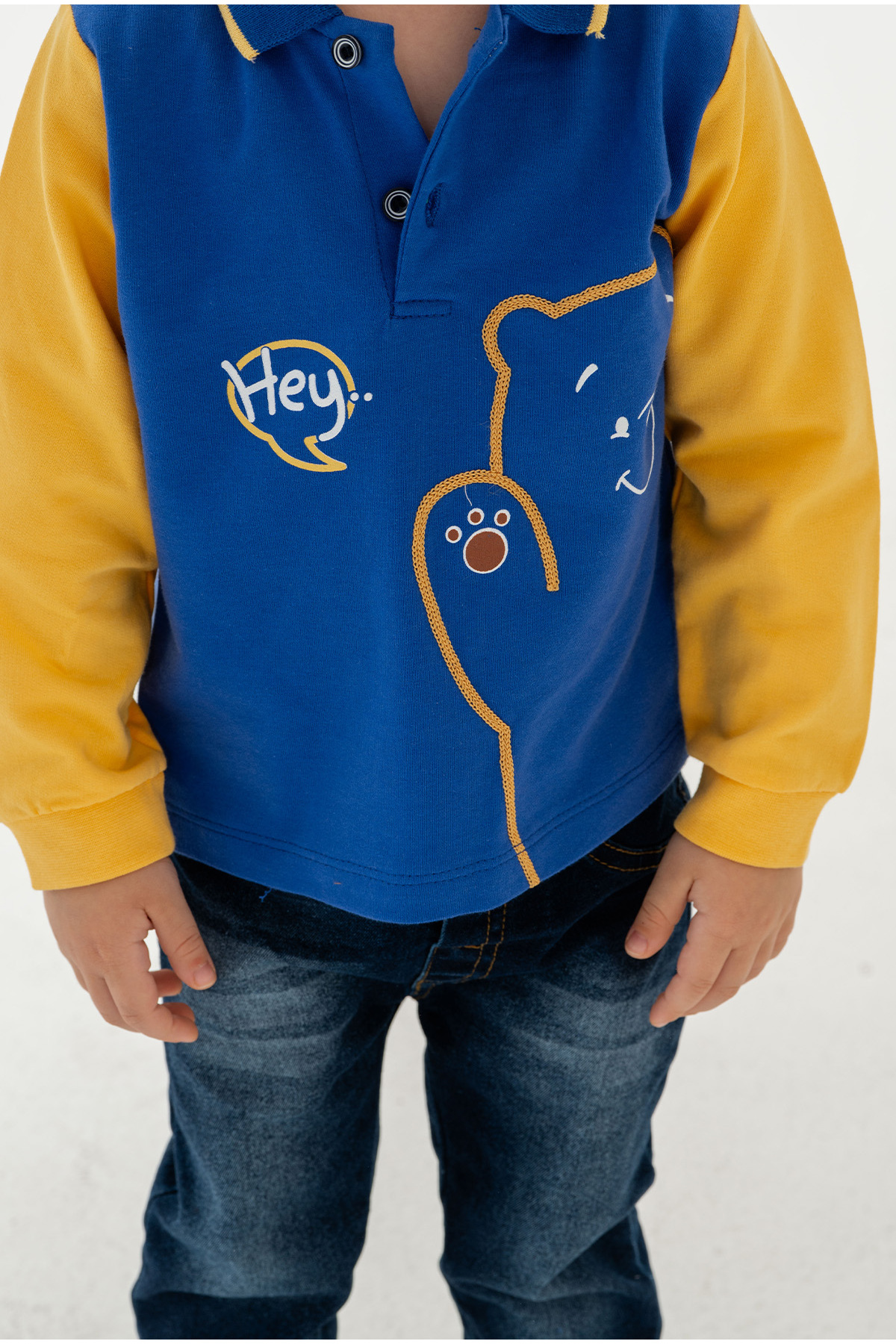 Kidex’s Baby Erkek Bebek Kısa Kollu Gömlek Pantolon Ikili Takım %100 Pamuklu fotoğrafı 5 (önizleme)