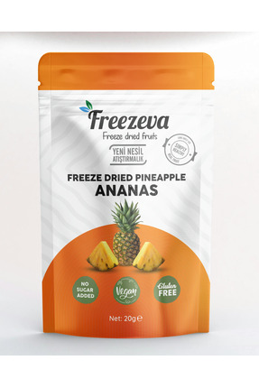 Freezeva Dondurularak Kurutulmuş Ananas 20 gr – Freeze Dried Ananas - Ananas ...