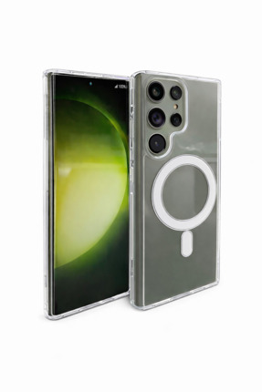 Vissona Samsung Galaxy S22 Ultra Uyumlu Kamera Korumalı Magsafe Wireless Şarj...