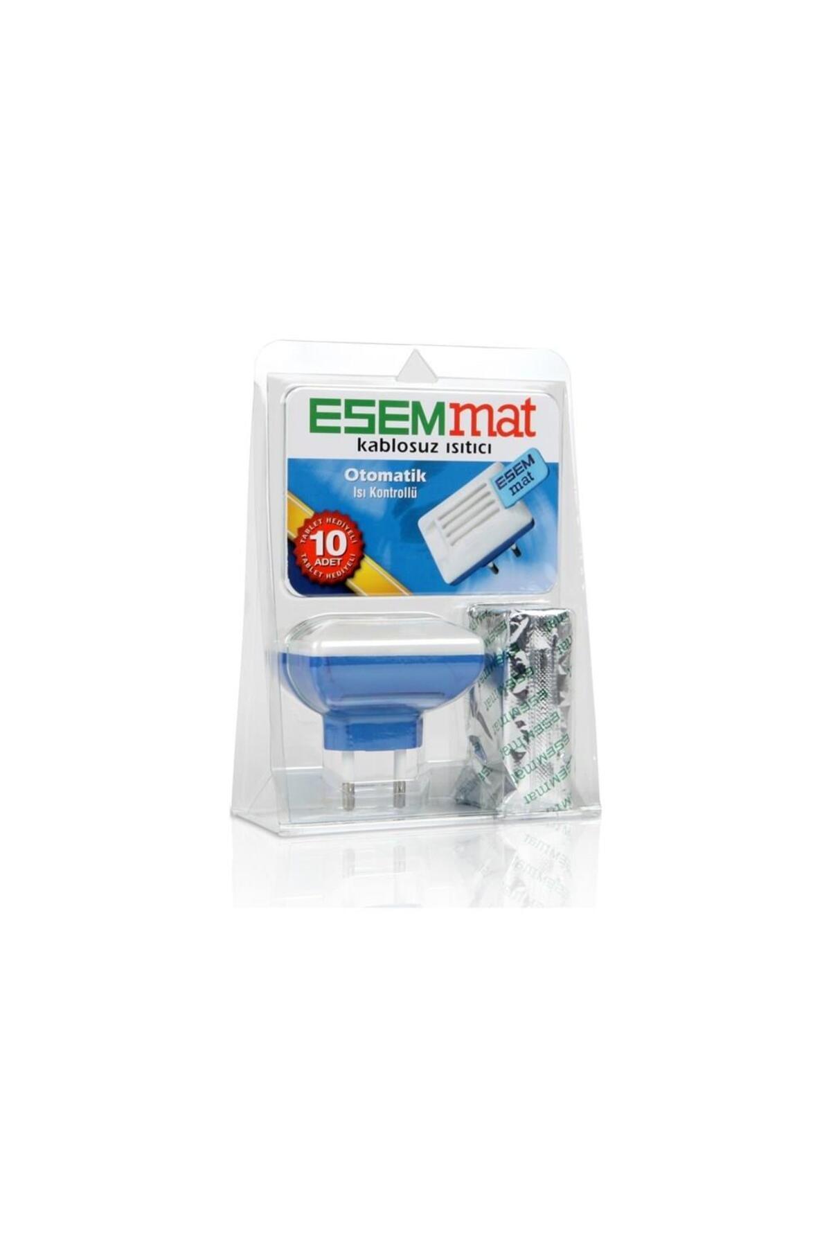 Esemmat kablosuz ısıtıcı sinek kovucu cihaz 10 yedek tablet set (ısı kontrollu)