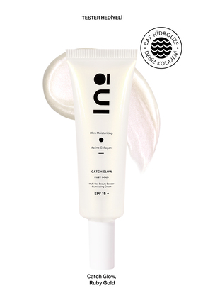 INO Cosmetic Ruby Gold Işıltılı Nemlendirici Makyaj Bazı ve Yüz Kremi - 50ml ...