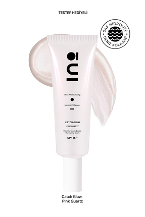 INO Cosmetic Pink Quartz Işıltılı Nemlendirici Makyaj Bazı ve Yüz Kremi - 50m...