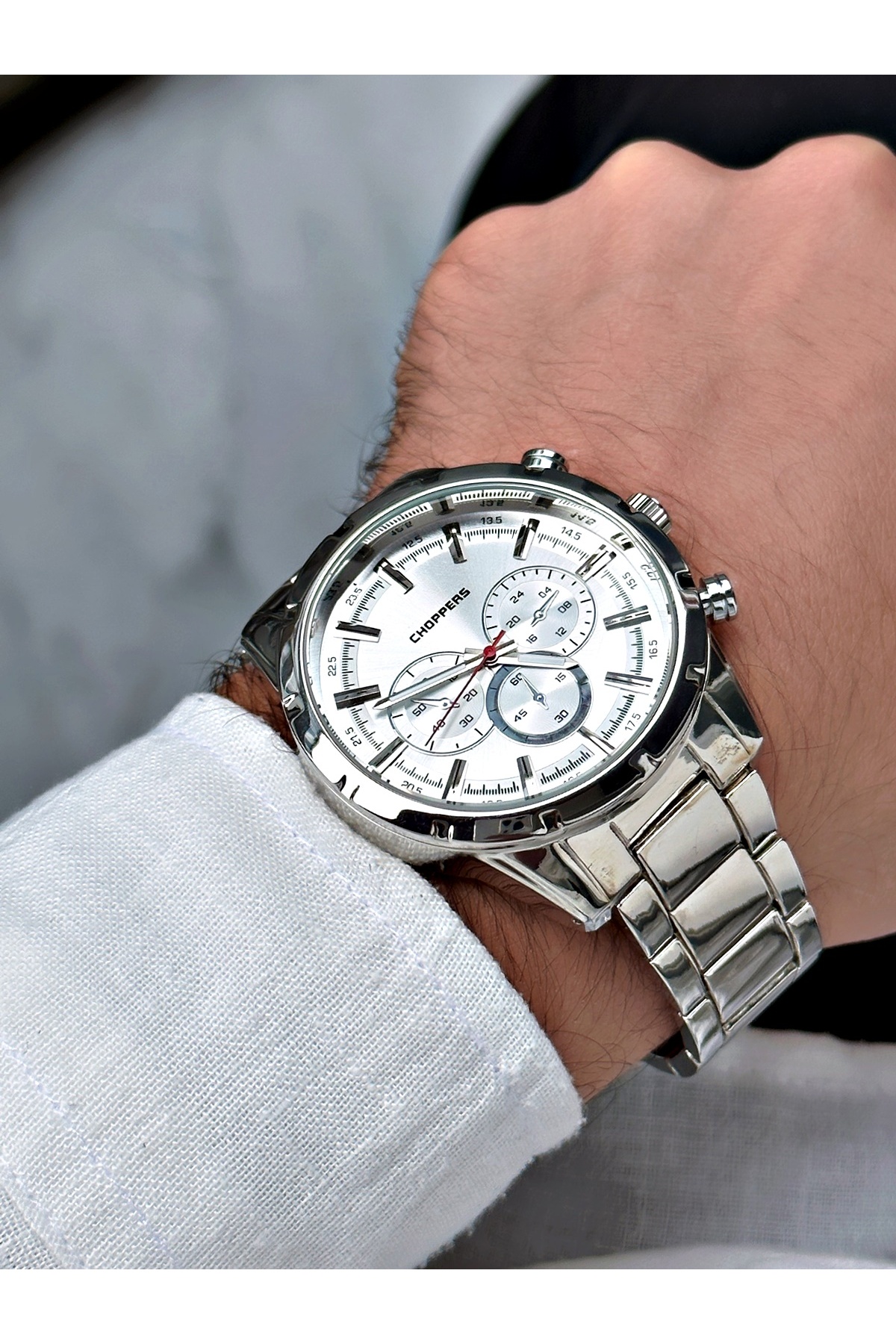 Choppers  Yeni Sezon Metal Erkek Kol Saati+satıcı Garantili - Görsel 2