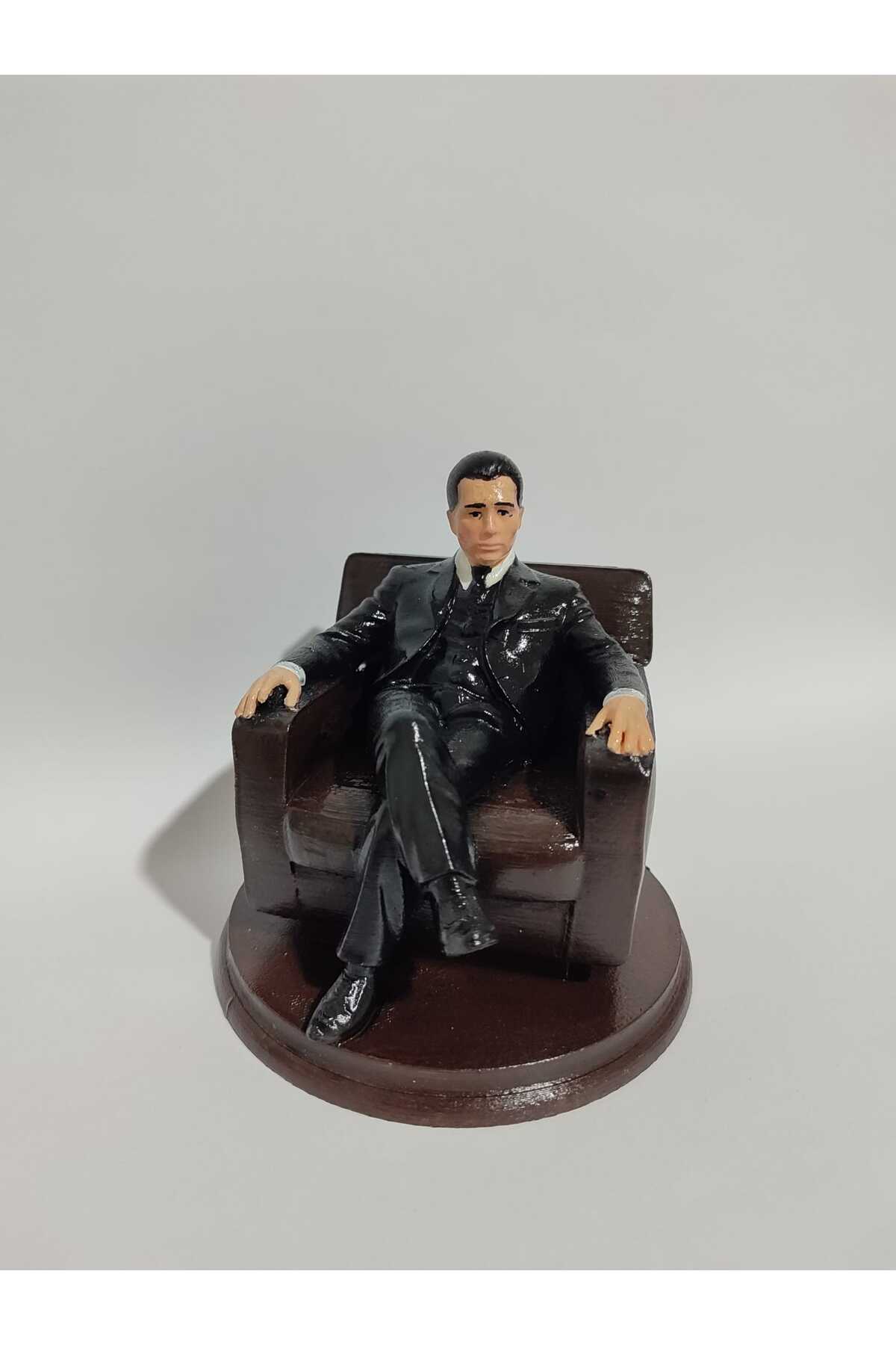 Tyler Gla ボビーヘッドフィギュア 31 3dArt54 The Godfather Baba Biblo - Michael Corleone Koltuk