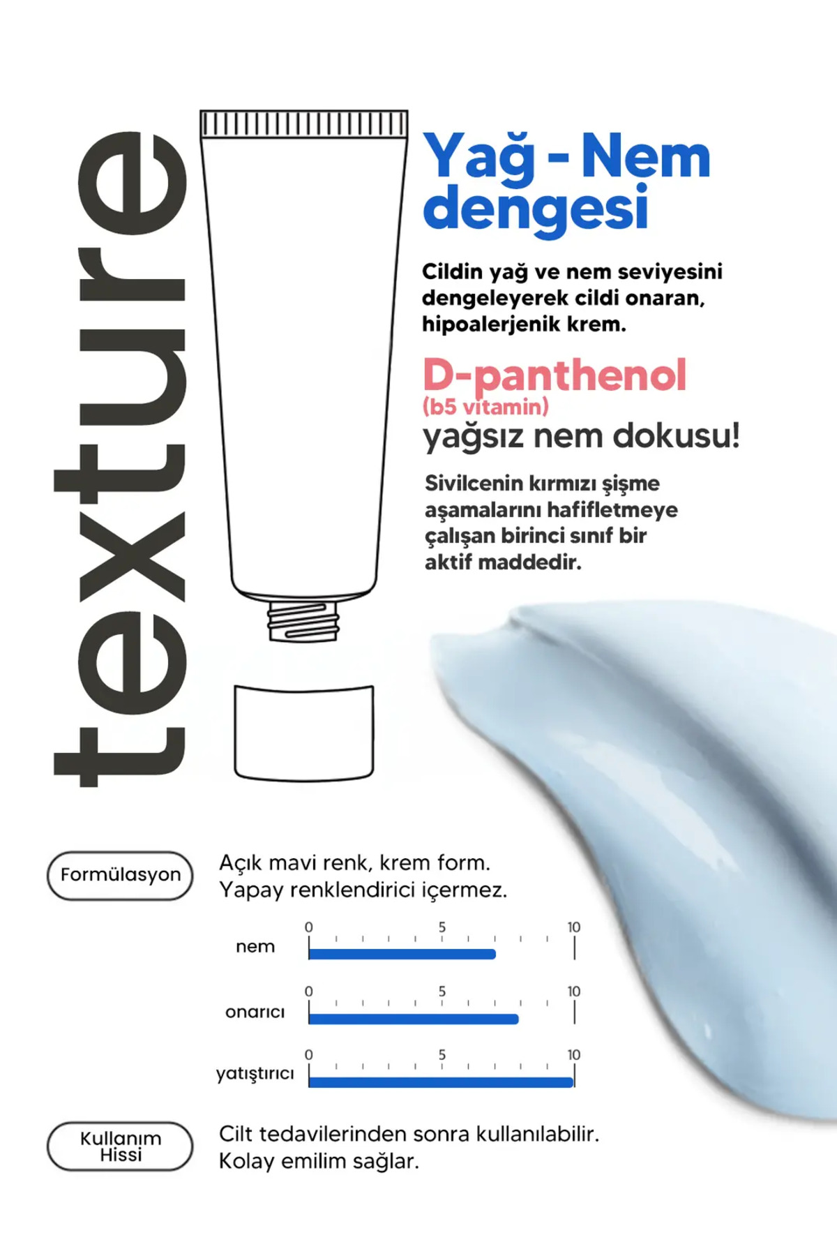 Genel Markalar Guaiazulene İçeren Hassas Bakım Kremi Derma Factory