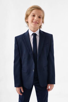 Doctor junior Erkek Çocuk Lacivert Gabardin Takım Elbise