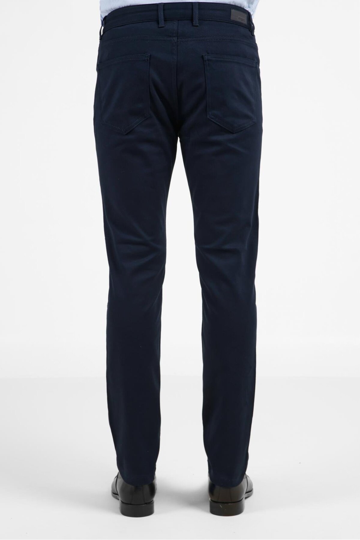 İmza  Koyu Lacivert 5 Cep Düz Paça Pamuklu Slim Fit 5 Cep Casual Pantolon 1003255154 - Görsel 6