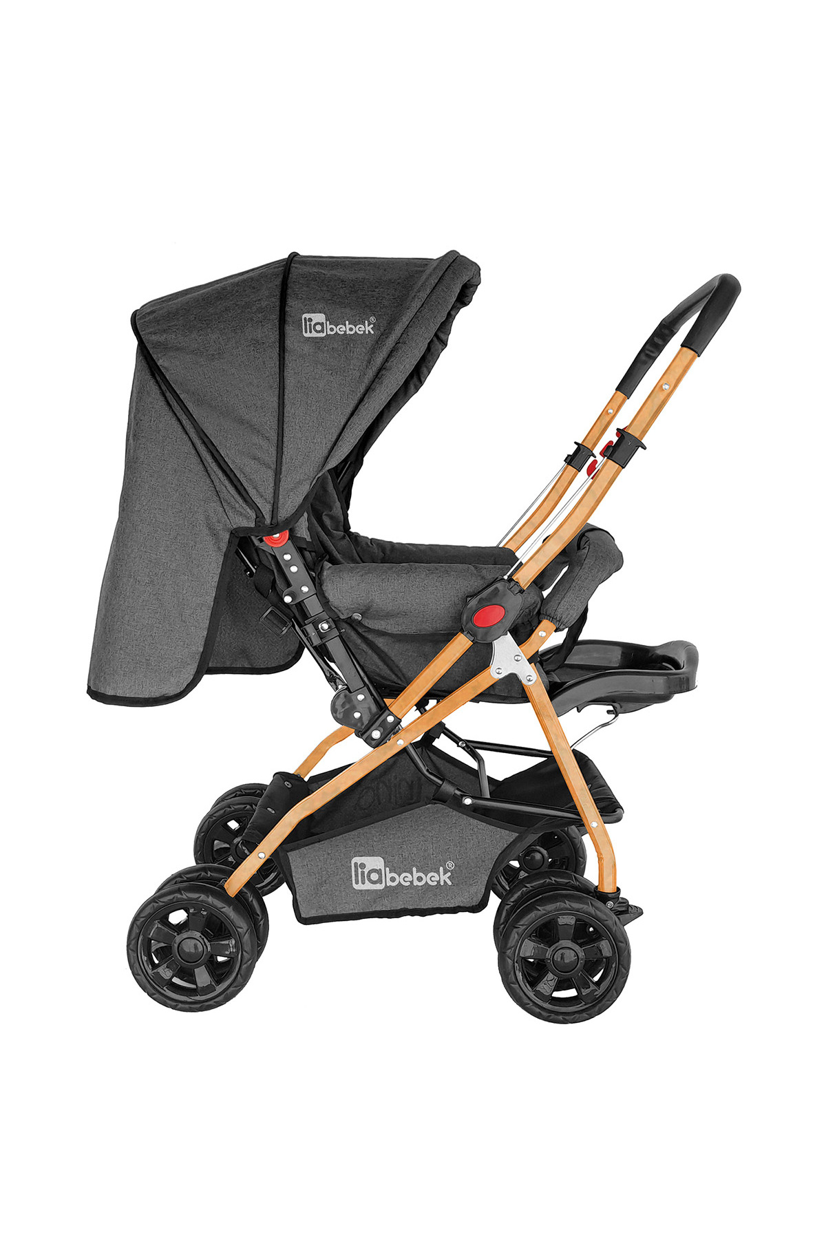 liabebek Enerji Gold Çift Yönlü Bebek Arabası Oyun Çadırı fotoğrafı 4 (önizleme)