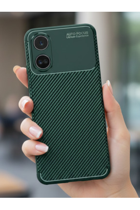 halkhouse Oppo A60 Kılıf Kamera Korumalı Karbon iz Yapman Focus Kapak