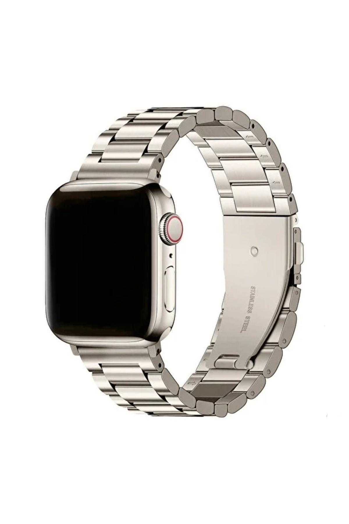 Apple Watch 10/11 42mm 41/40/38 MM Compatible 9/8/7/6/5/4/3/SE Stainless Steel Clip Cord Bracelet