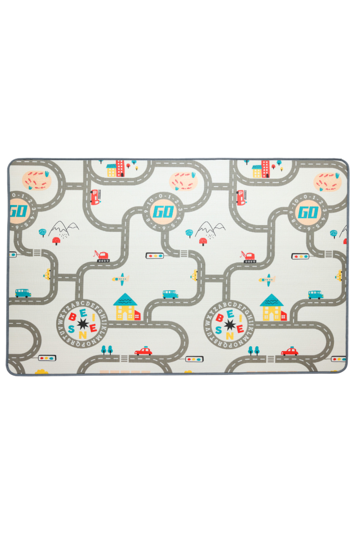 Bebebao Alfabeli Çiftlik Macerası ile Alfabe & Sayı Yol Macerası Oyun Matı 200x140x1 cm fotoğrafı 7 (önizleme)